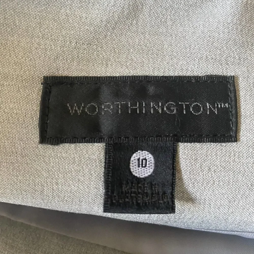 Worthington Gray Pencil Skirt Size 10